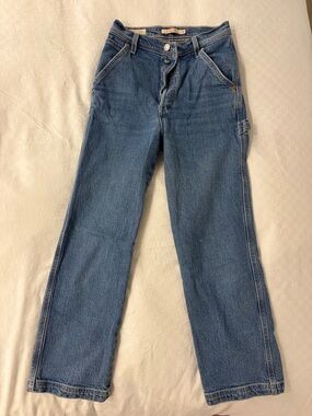 Levis Ribcage Straight Ankle Carpenter Denim Jeans